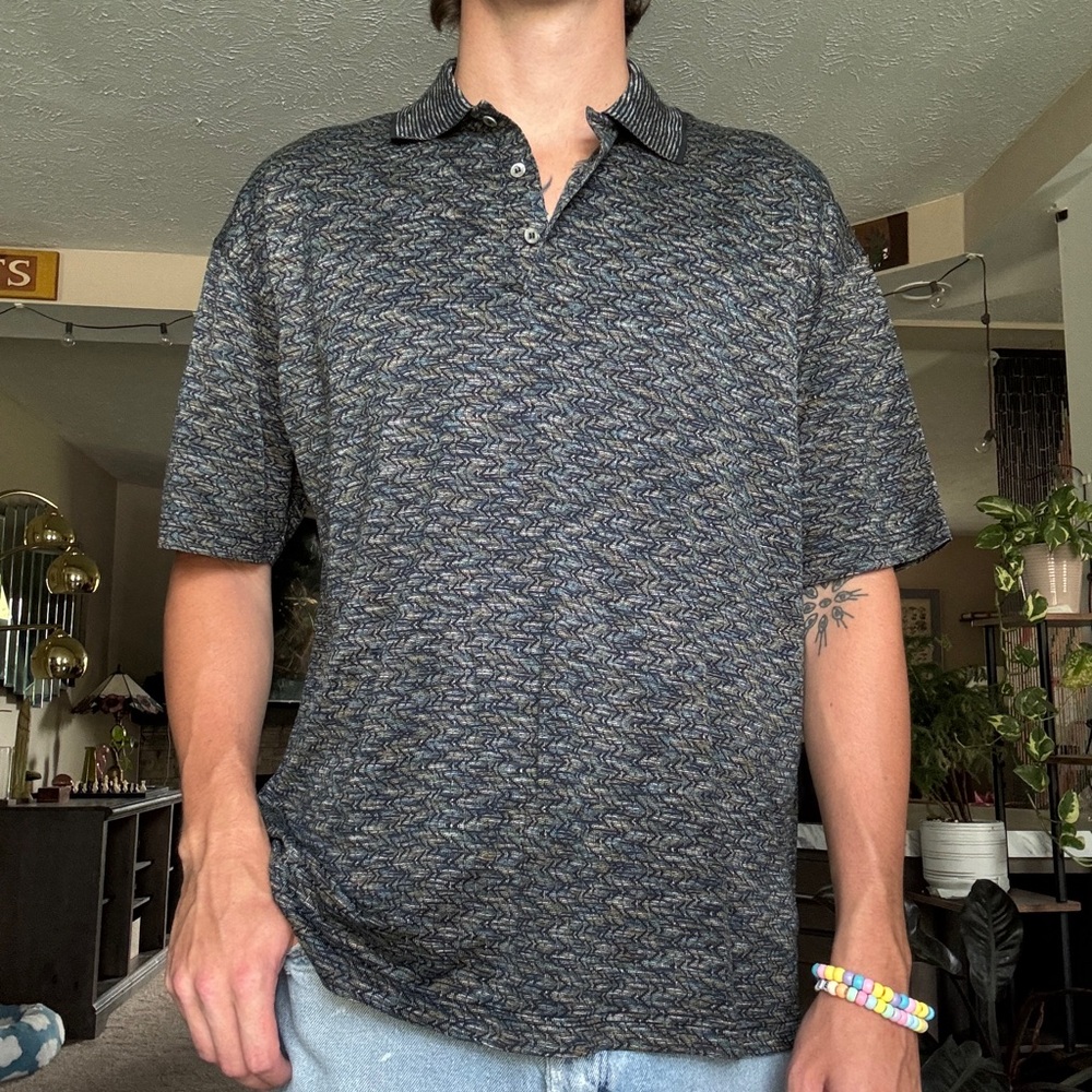 Men's Unique Design 100% Cotton Golf Polo Shirt